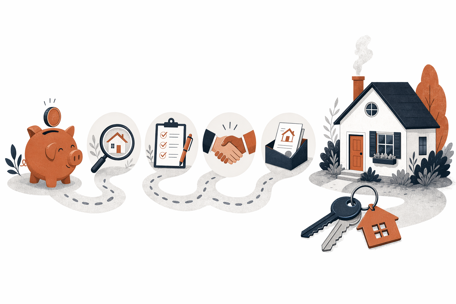 Illustration for First-time home buyers