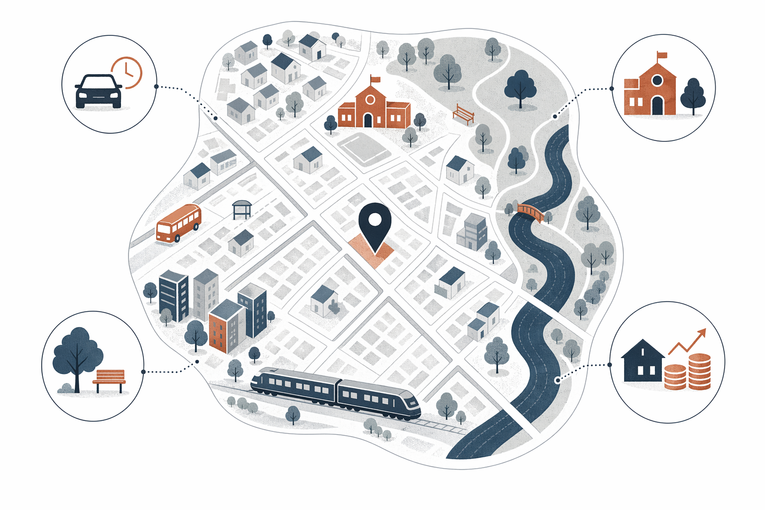 Illustration for How to read a neighborhood