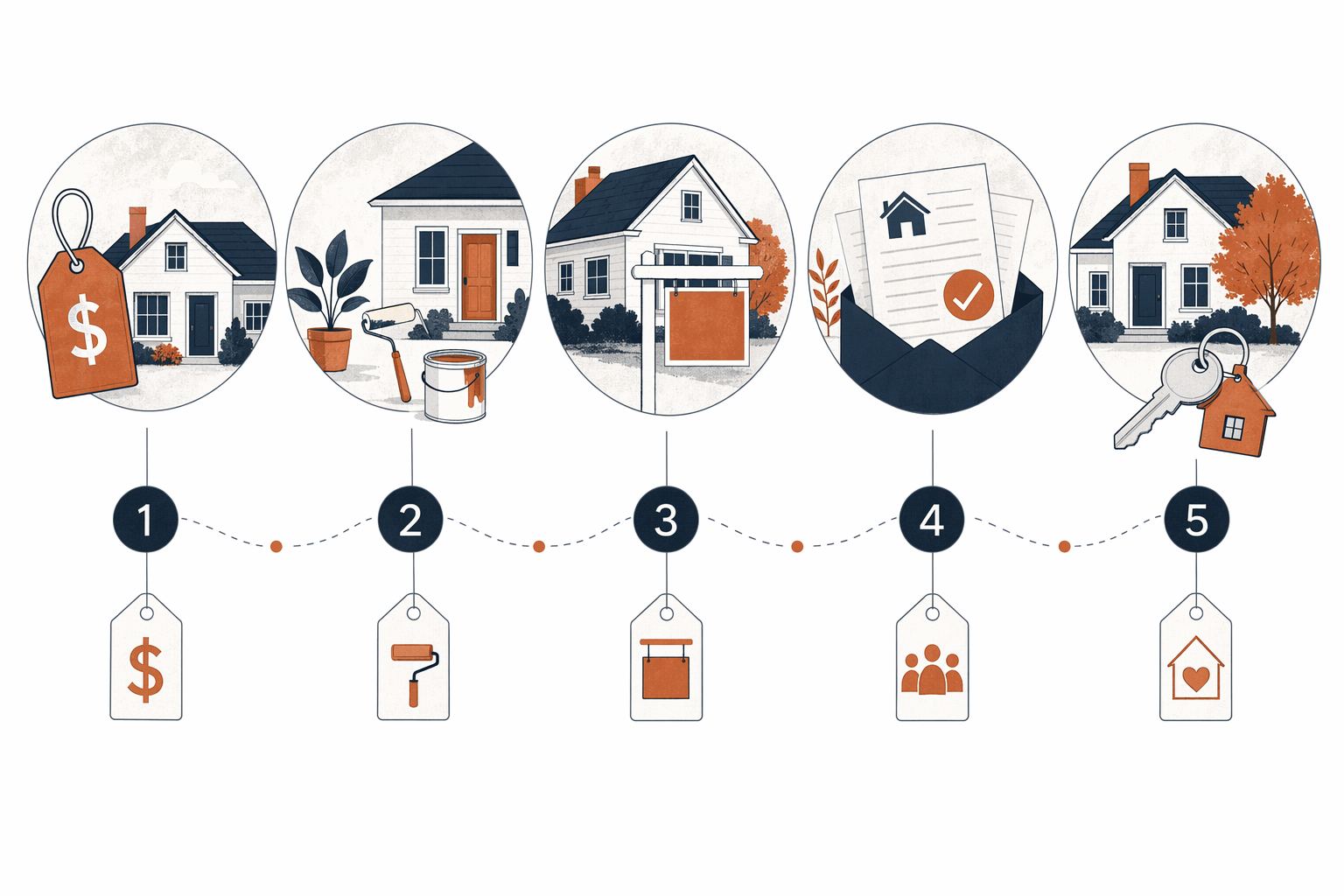 Illustration for Selling a home